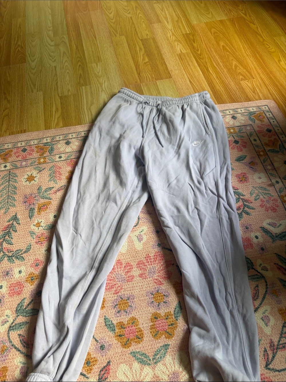 Nike Men’s Light Gray Jogger Sweatpants - Soft Athletic Fit